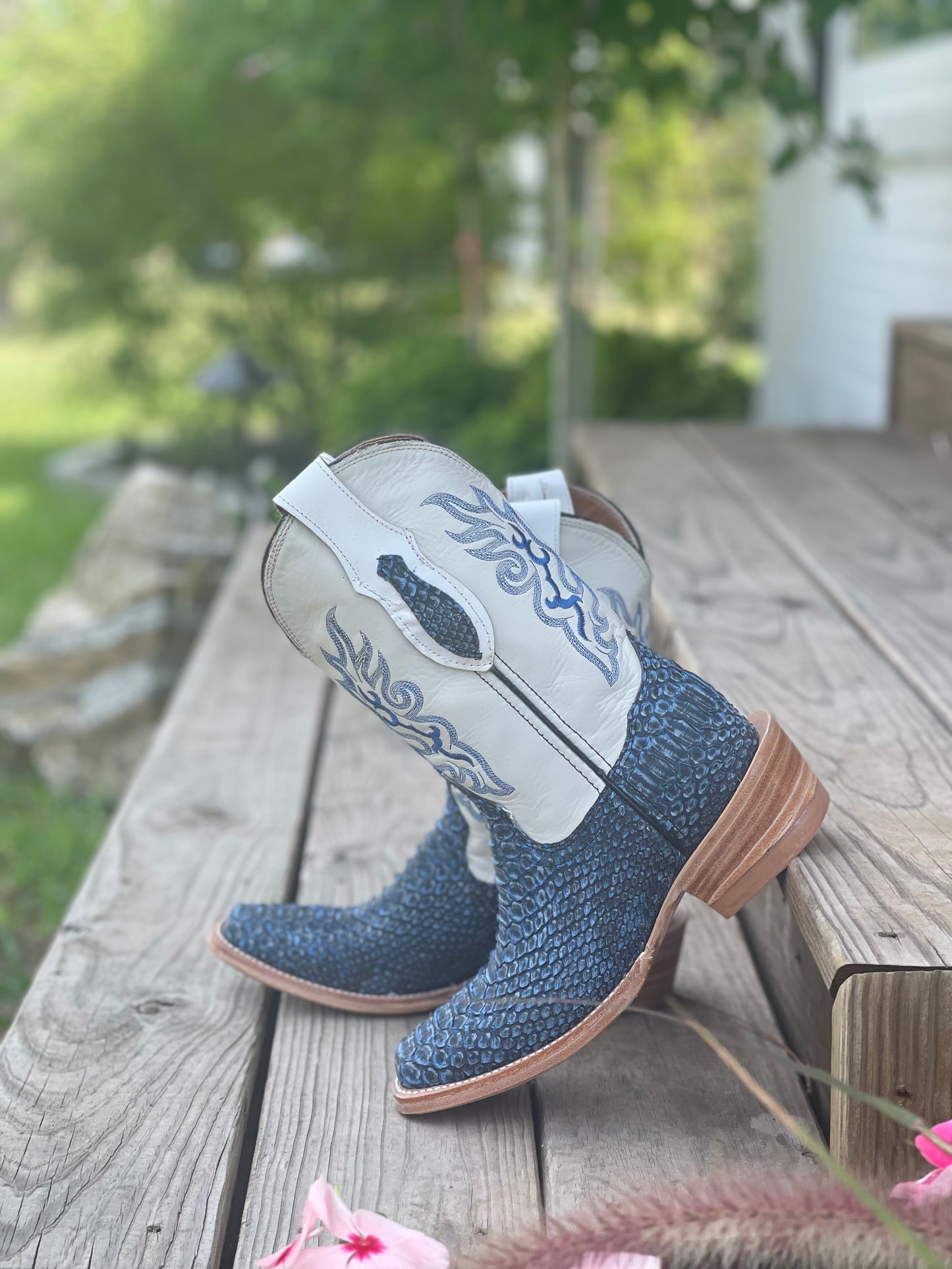 Electric Blue Python